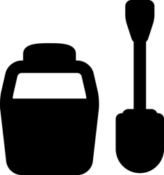 Nail Polish Outline Icon Svg Set, Free Vectors File